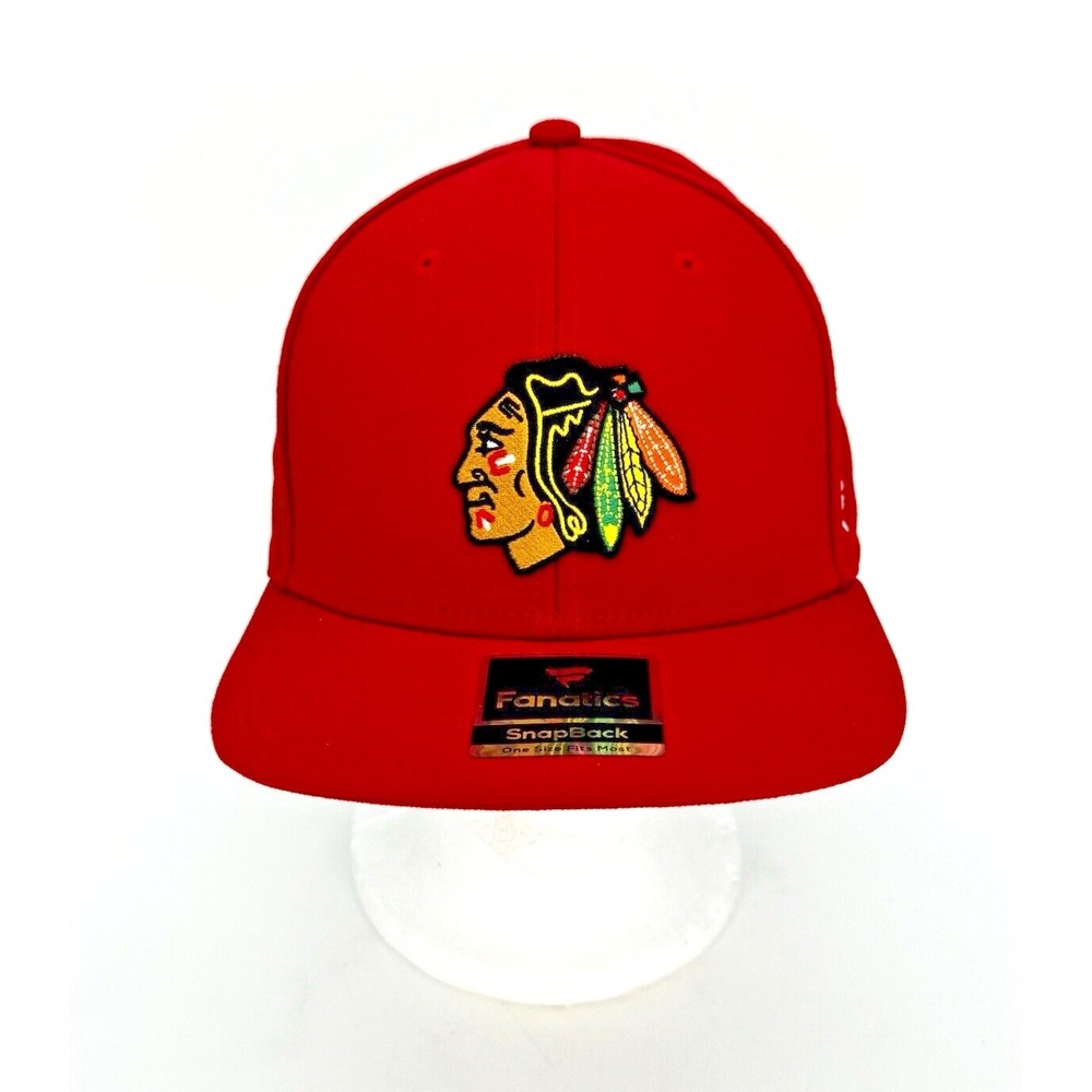 Chicago Blackhawks Bedard NHL Hockey Hat / Cap Red Snapback One Size‎ Fanatics